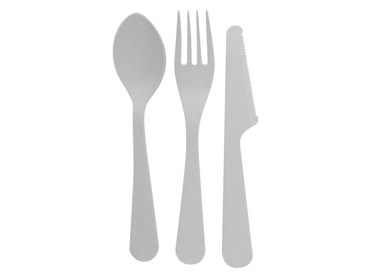 Point-Virgule PLA 3-teiliges Besteckset - Light Grey