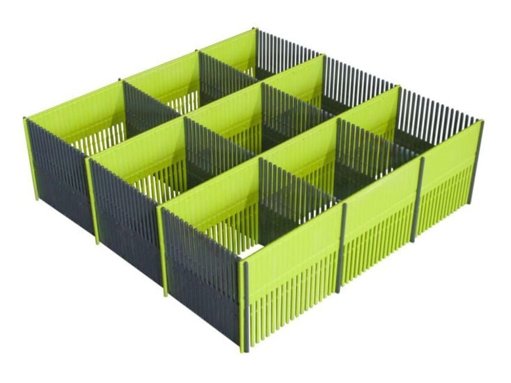 Purvario Schubladen Organizer - Lime Anthracite