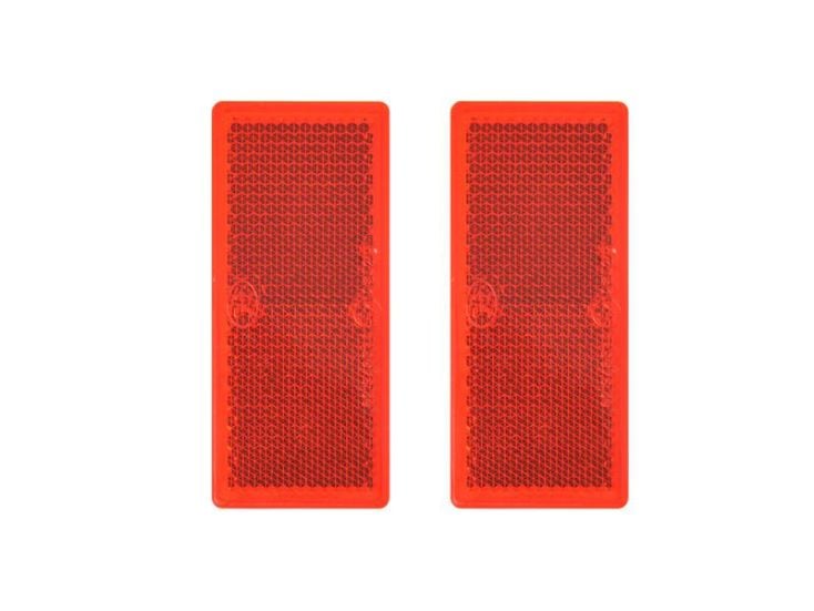 ProPlus rechteckig selbstklebend Reflektor - Red