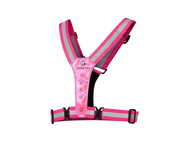 Rogelli LED-Sicherheitsweste - Rosa