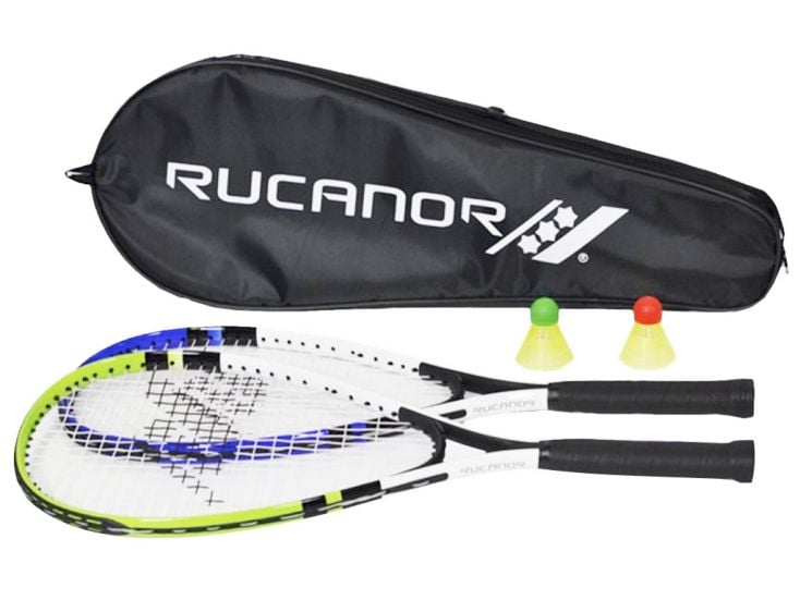 Rucanor Blue Green Speed Badminton-Set