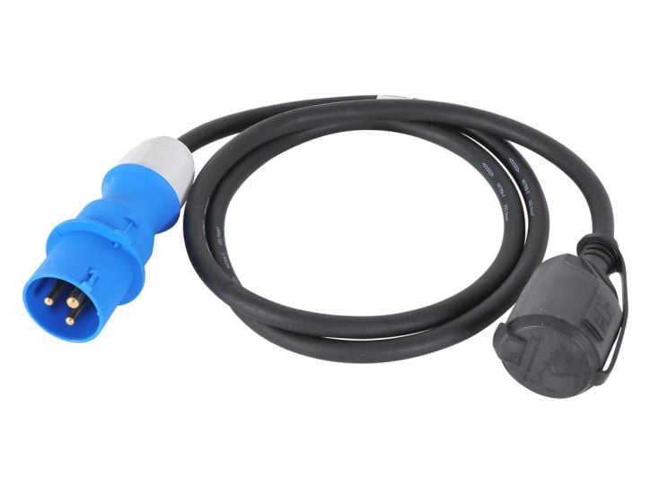 Schwabe CEE auf Schuko Kupplung Adapterkabel
