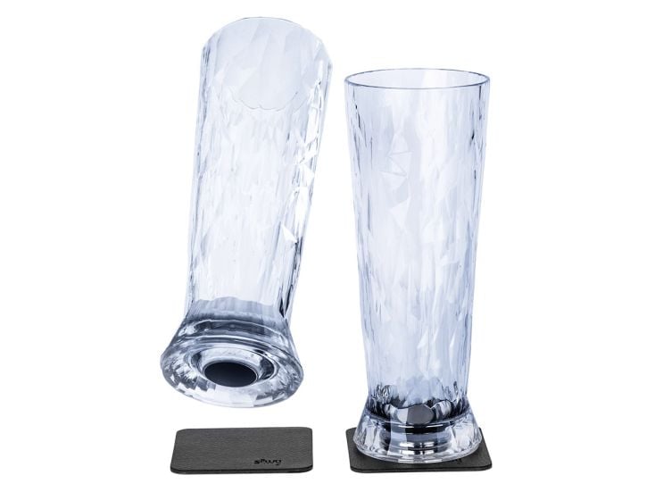 Silwy Kunststoff magnetische Biergläser
