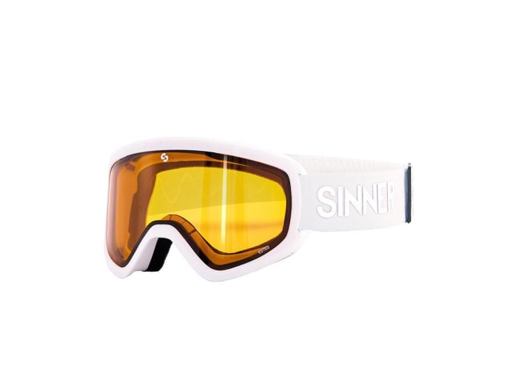 Sinner Estes Unisex Skibrille - White Orange
