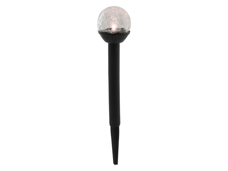 6 cm Craquele Solar-Gartenbeleuchtung