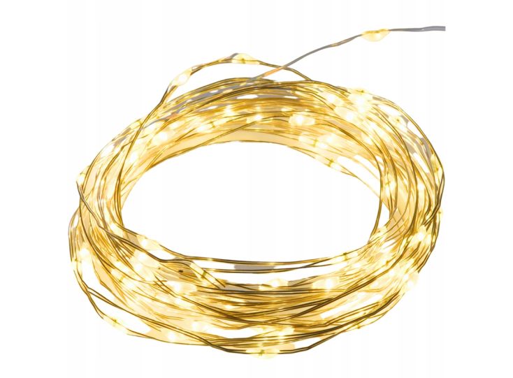 Solar-Drahtleuchten - Warm White