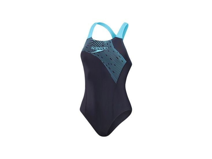Speedy Medley Logo Sportbadeanzug - Navy Black