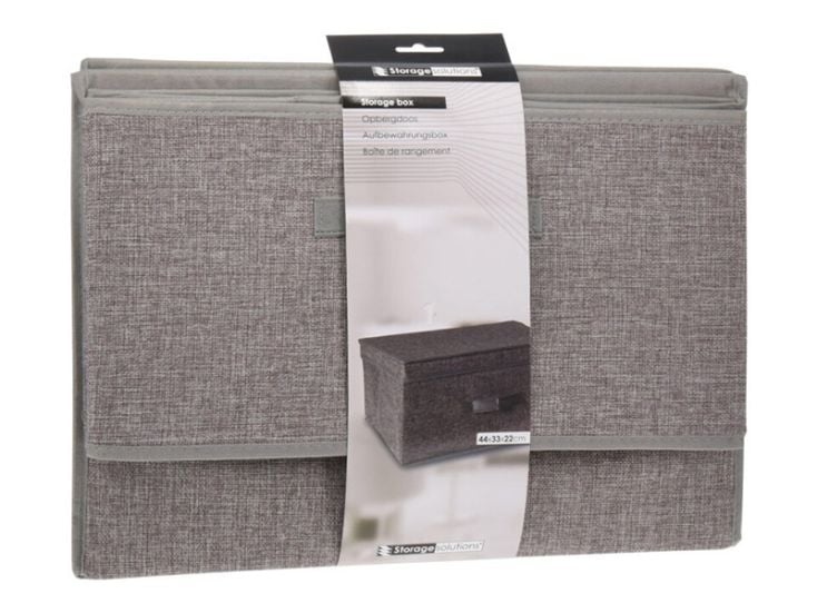 Storage Solutions Aufbewahrungsbox mit Deckel - 44 x 33 x 22 cm