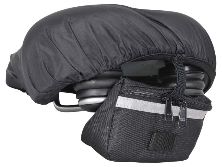 Fahrradsattelbezug in Tasche