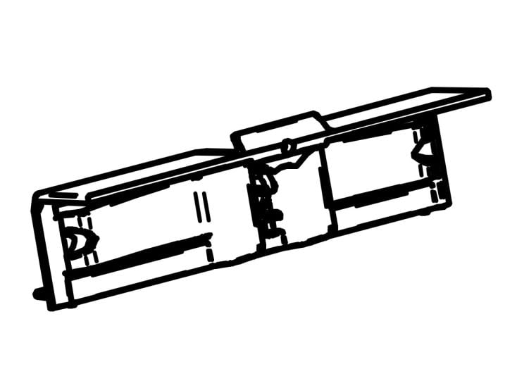 Thule Omnistor Zentrale Halterung Stützfuß 5200