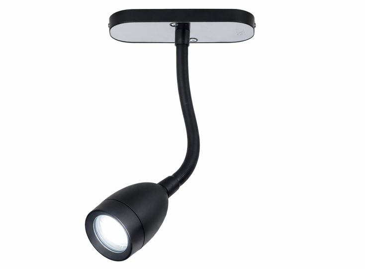 Travelleds flexible USB-Aufbauleuchte - Schwarz