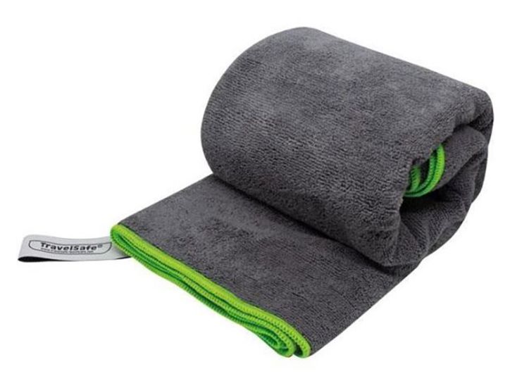 TravelSafe Terry XL Mikrofaser Reisehandtuch - Anthracite