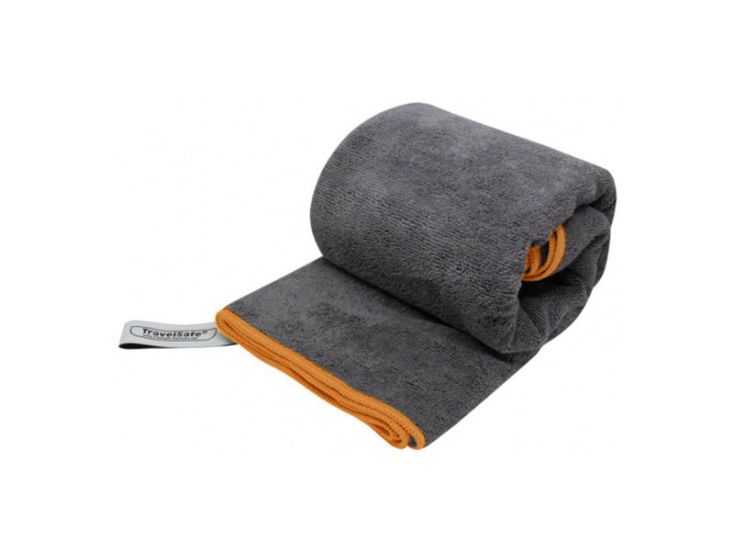 TravelSafe Terry L Mikrofaser Reisehandtuch - Grey