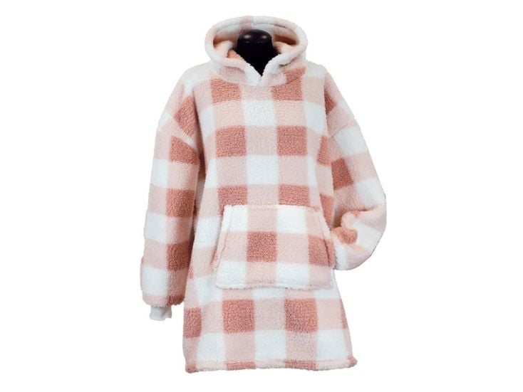 Unique Living Oversized Hoodie - Old Pink