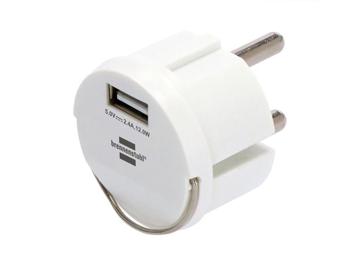 USB-Steckdosenadapter 2,4 A - White
