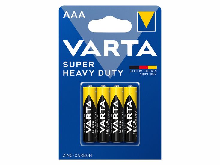 Varta 4x Superlife AAA Batterien