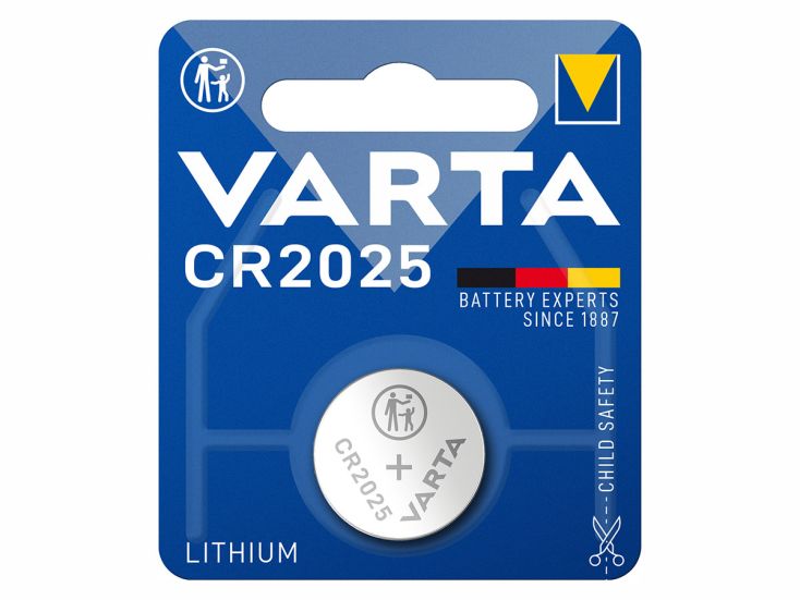 Varta Lithium CR 2025 Knopfzellenbatterie