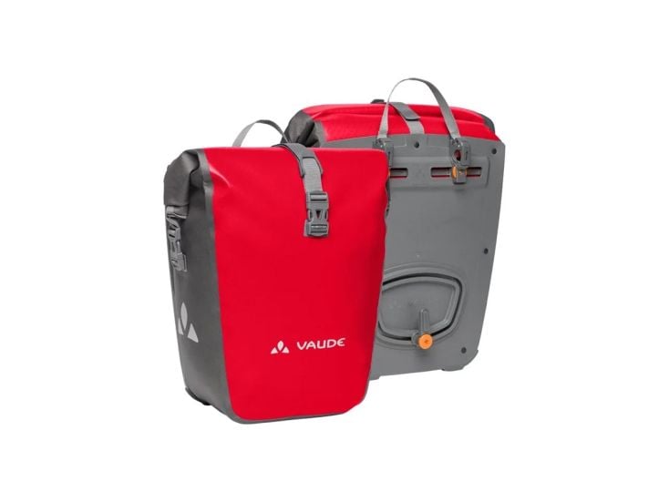 Vaude Aqua Back doppelte Fahrradtaschen- Red