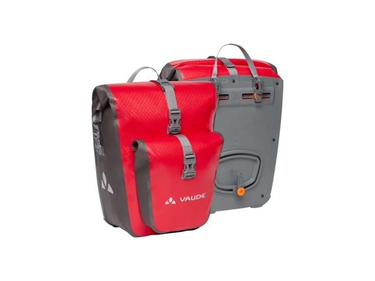 Vaude Aqua Front doppelte fahrradtaschen - Red