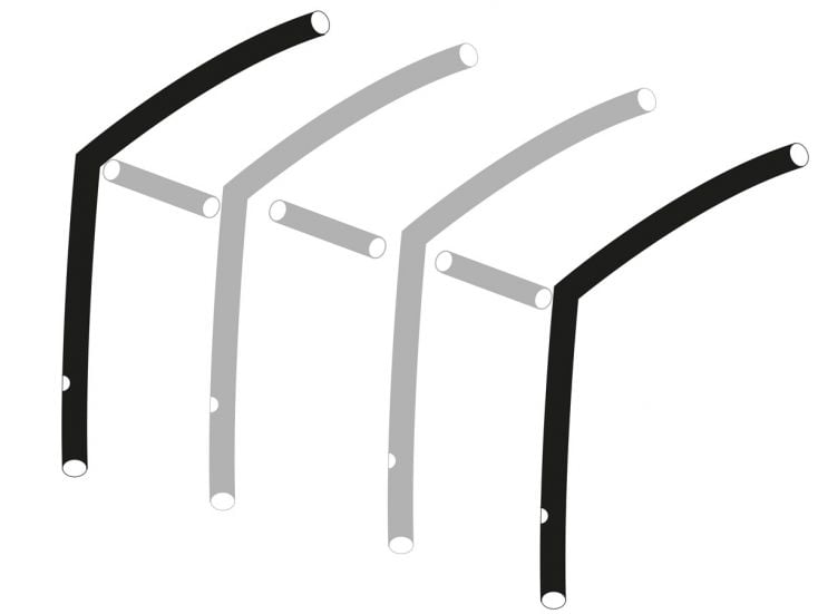 Obelink Viera/Palma 280/390 Easy Air Haupt Airtube Links/Rechts