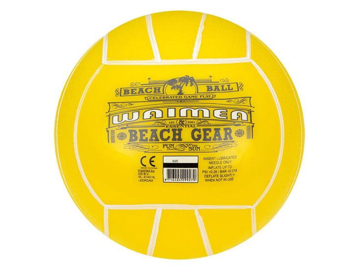 Waimea 21 cm PVC Strandball - Yellow