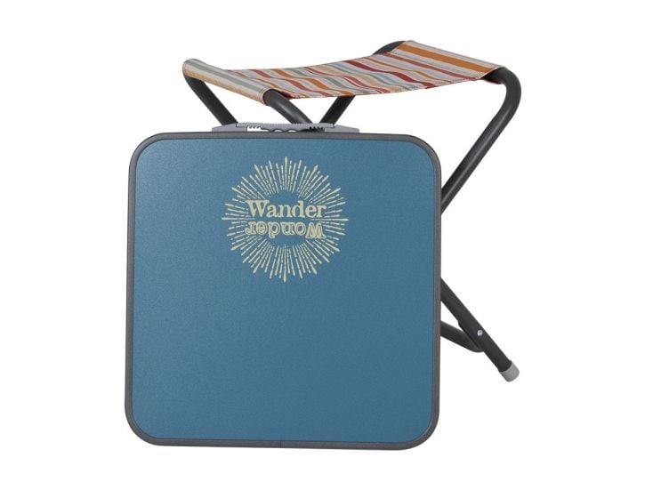 Wander Wonder Bohemian Falthocker mit Tischeplatte - Ink Blue