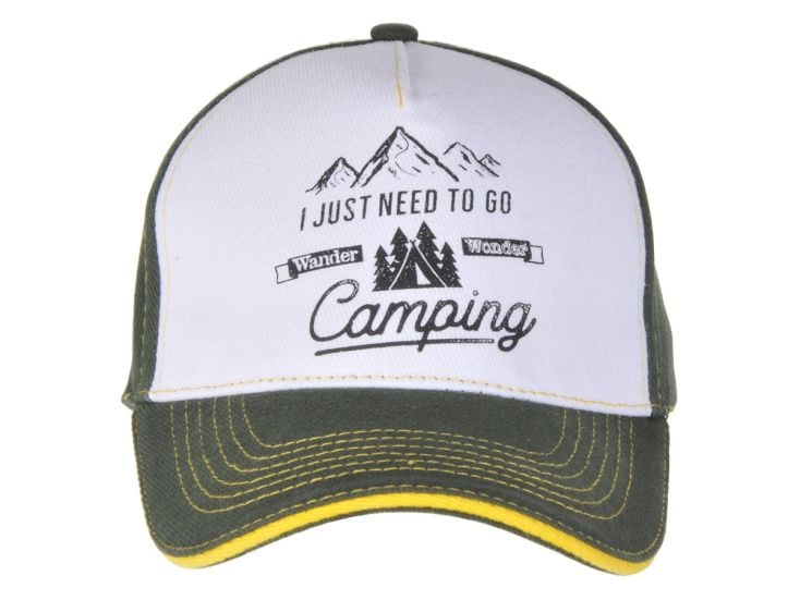 Wander Wonder Camping Cap - White