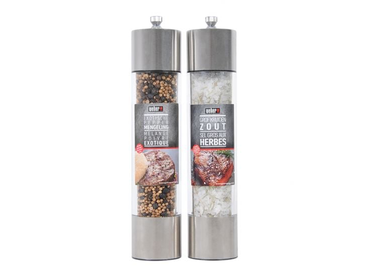 Weber 2er Set Premium Salz- und Pfeffermühle