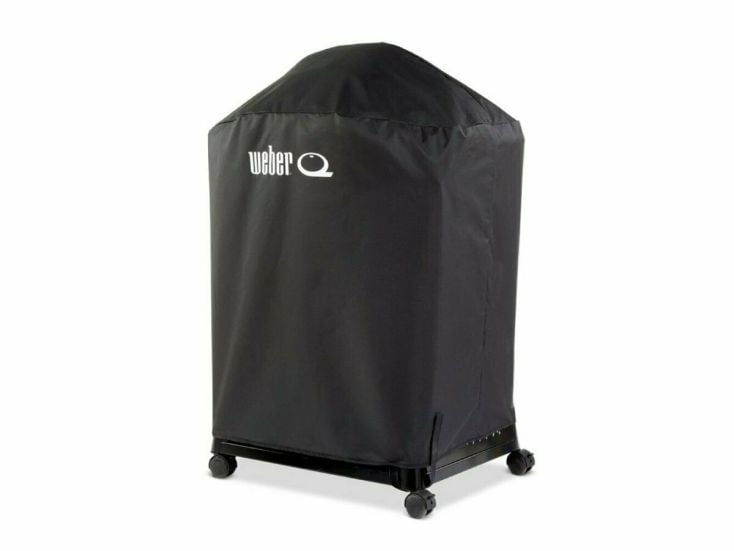 Weber Q-Series-N mit Fahrgestell-Premium-Grillabdeckung