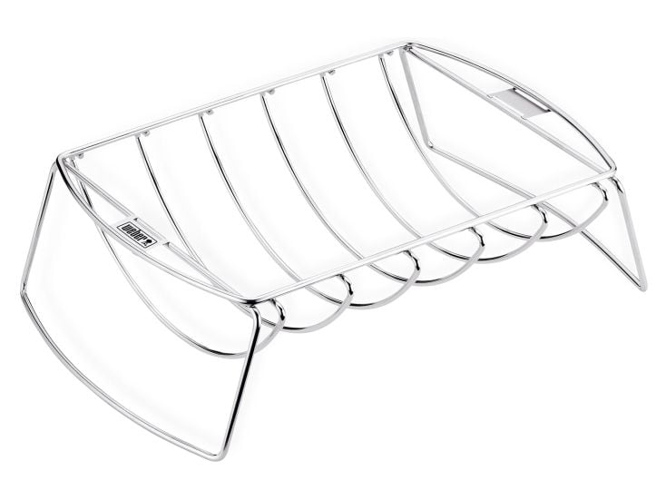Weber Spare-Rib-Halter und Bratenkorb