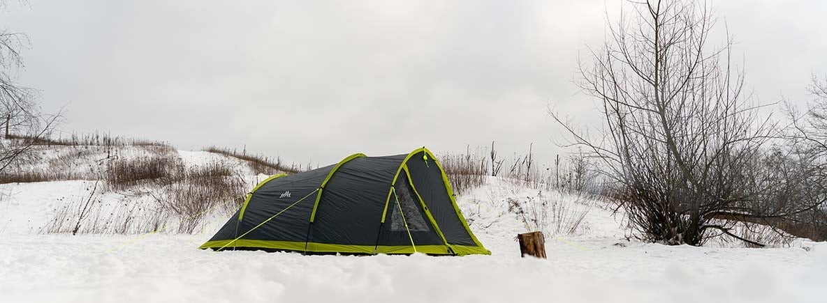 Wintercamping im Zelt