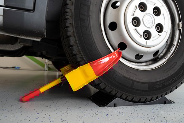 Radklemme und Auffahrkeil Wohnmobil
