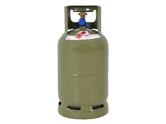 grüne Gasflasche