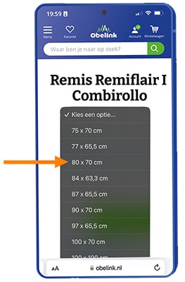 Maße Remis Remiflair I Kombirollo